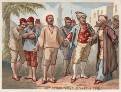 St Vincent de Paul sold as a slave in Tunis by European School