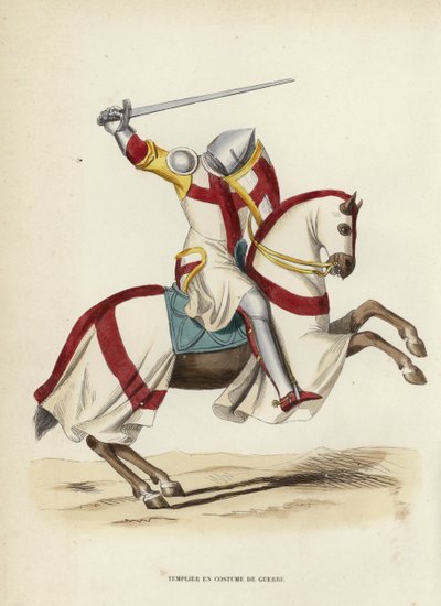 Templar in War Costume by European School