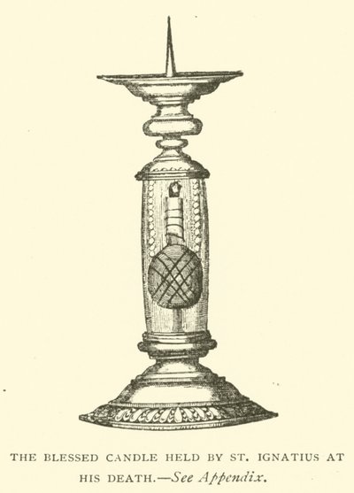 The Blessed Candle Held by St Ignatius at His Death by European School