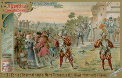 The Count Refuses Permission for the Marriage by European School