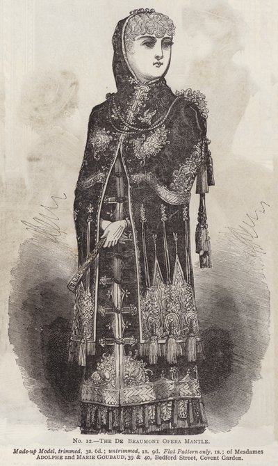 The De Beaumont Opera Mantle by European School