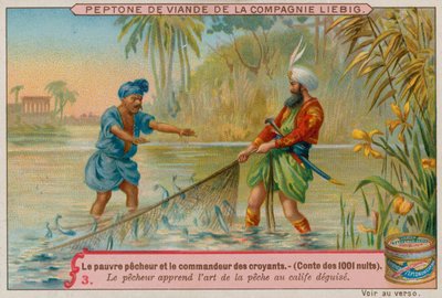 The Fisherman Learns To Fish From The Disguised Caliph by European School