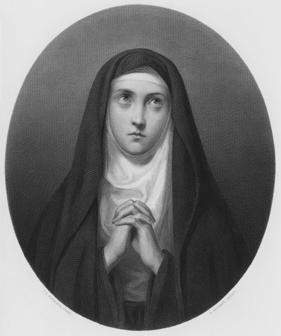 The Nun, from the picture in the Royal Collection by European School