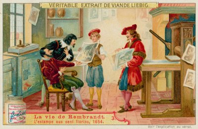 The Print of a Hundred Florins by European School