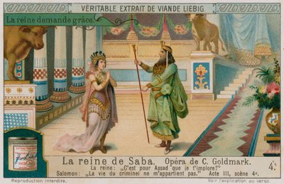 The Queen of Sheba asks King Solomon to spare Assad by European School