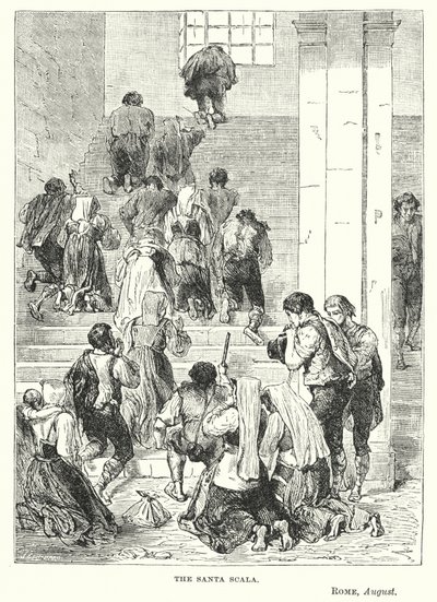 The Santa Scala, Rome, August by European School