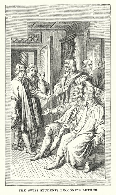 The Swiss students recognize Luther by European School