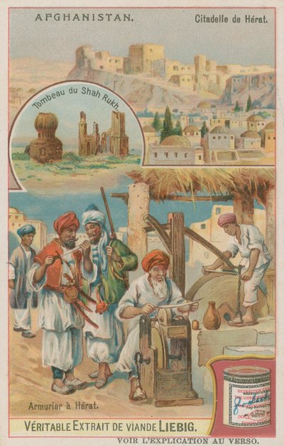 The Tomb of Shah Rukh and the City and Armoury of Herat by European School