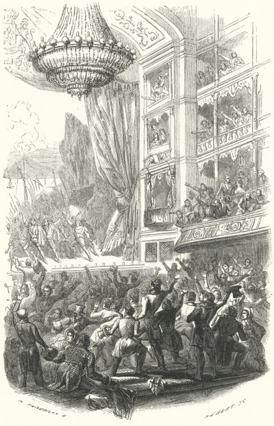 The beginning of the Belgian Revolution: performance of Daniel Auber