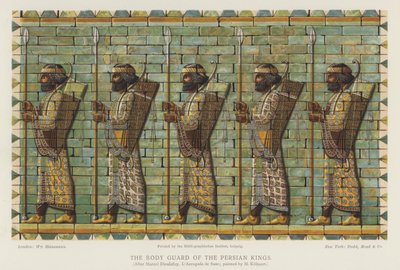 The Bodyguard of the Persian Kings by European School