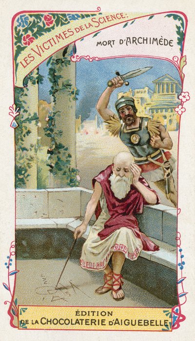 The Death of Archimedes, c. 212 BC by European School