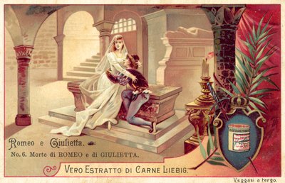 The death of Romeo and Juliet by European School