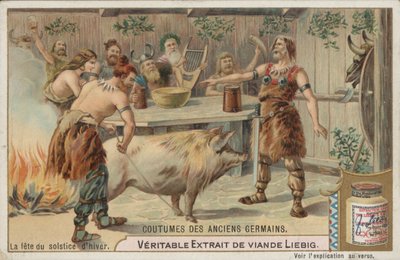 The feast of the winter solstice by European School