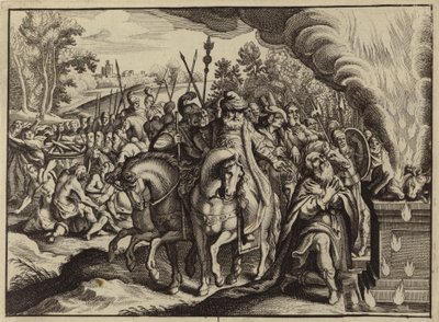 The Fire of God Burning Elijah