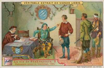 The young Shakespeare accused of poaching, 1584 by European School