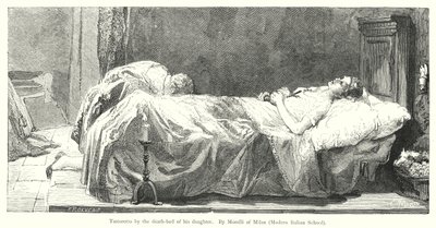 Tintoretto by the death-bed of his daughter by European School