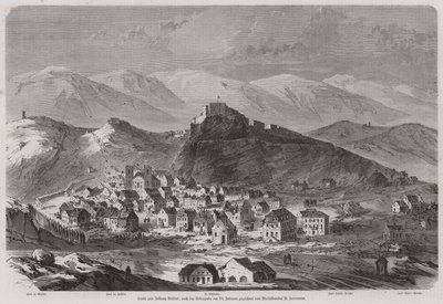 Town and Fortress of Belfort, France, After Its Surrender to the Besieging Germans, Franco-Prussian War by European School