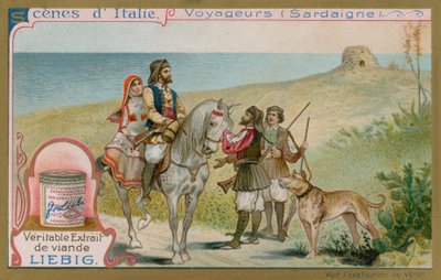 Travellers in Sardinia by European School