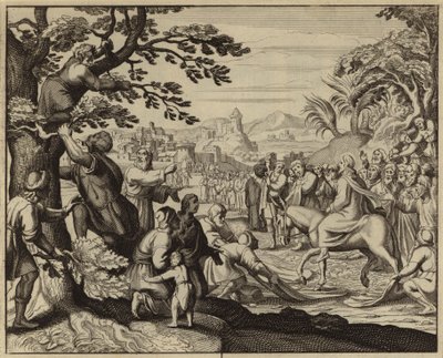 Triumphal Entry of Jesus Christ into Jerusalem by European School