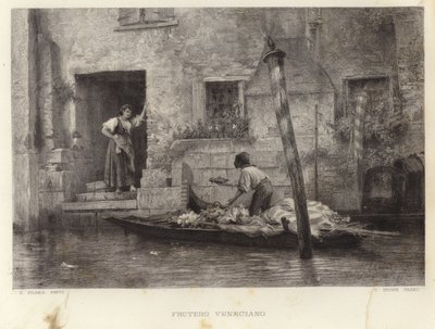 Venetian Fruiterer by European School
