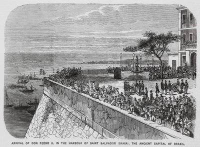 Visit of Emperor Pedro II of Brazil to Salvador, Bahia by European School