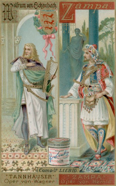 Wolfram von Eschenbach and Zampa by European School
