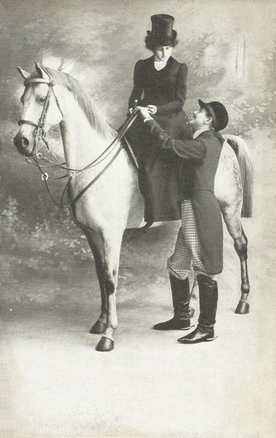 Woman and Man in Riding Dress by European School