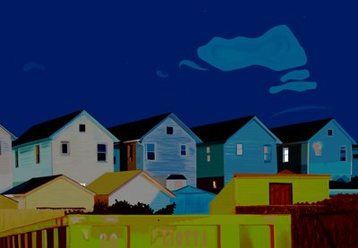 Houses In Queens by Evan Sklar