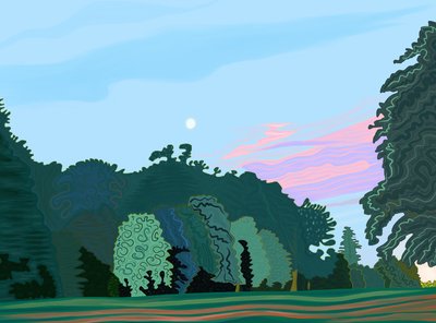 Hyde Park at Dawn by Evan Sklar