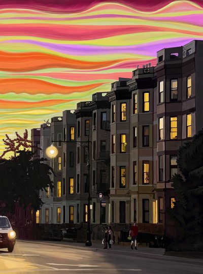 Ninth Street Nine A.M. by Evan Sklar