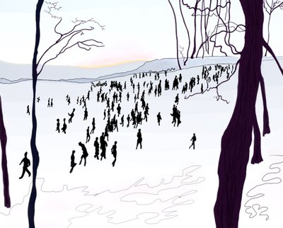 Prospect Park, Winter by Evan Sklar