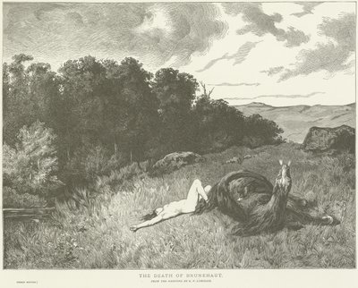 The death of Brunehaut by Evariste Vital Luminais