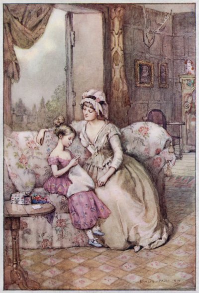 Illustration for Cranford by Mrs Gaskell by Evelyn Paul
