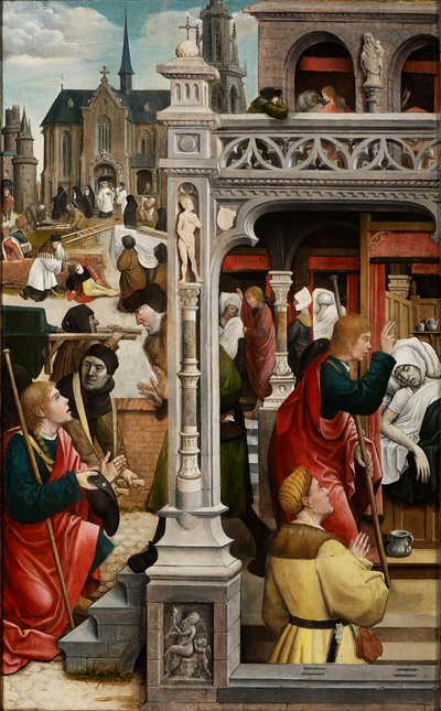Scene from the life of Saint Roch by Everaert Orley