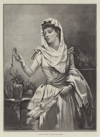 After the Ball, Counting Her Victims by Everard Hopkins