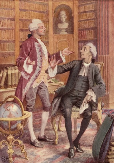 Illustration for A Sentimental Journey by Laurence Sterne by Everard Hopkins