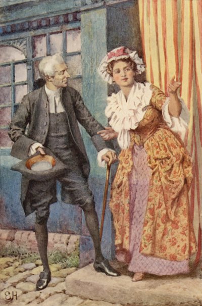Illustration for A Sentimental Journey by Laurence Sterne by Everard Hopkins
