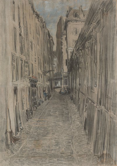 Street in Paris by Everett Shinn