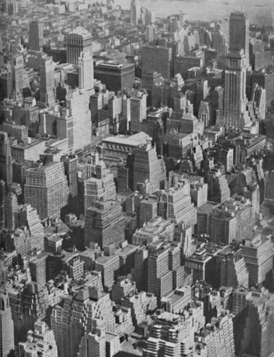 Massed Miracles of American Achievement in Architecture by Ewing Galloway