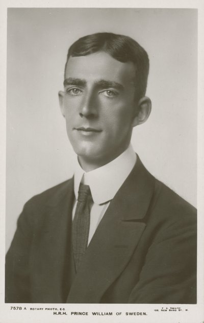 HRH Prince William of Sweden, 1913 by F.A Swaine