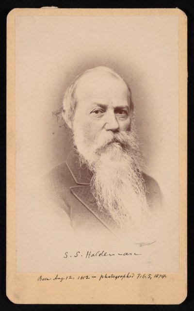Portrait of Samuel Stehman Haldeman 1812-1880, February 5, 1874 by FA Wenderoth and Co