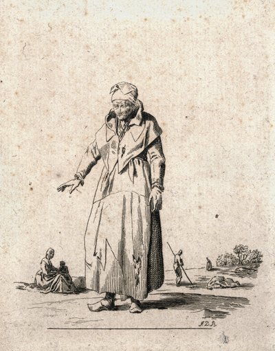 Peasant Woman by F.D.B. Monogrammist