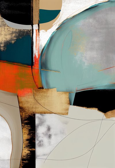 Layering Abstract Art by F. Abderrahim