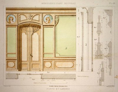 Door and skirting by F. Barabas