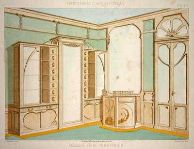 Interior design for a shirt tailor