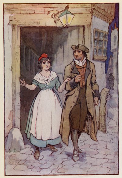 Illustration for A Tale of Two Cities by Charles Dickens by F. M. B. Blaikie