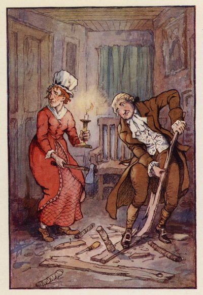 Illustration for A Tale of Two Cities by Charles Dickens by F. M. B. Blaikie