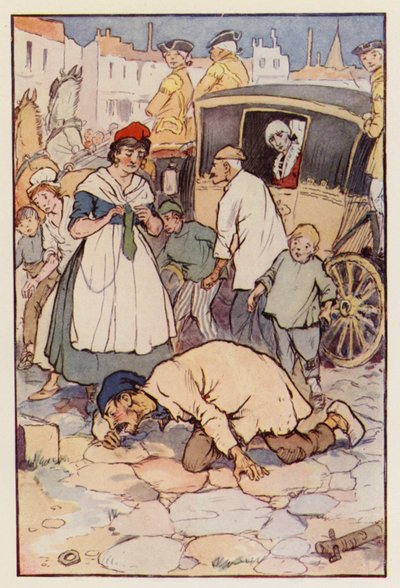 Illustration for A Tale of Two Cities by Charles Dickens by F. M. B. Blaikie