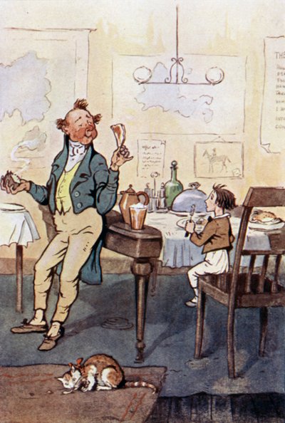 Illustration for David Copperfield by F. M. B. Blaikie