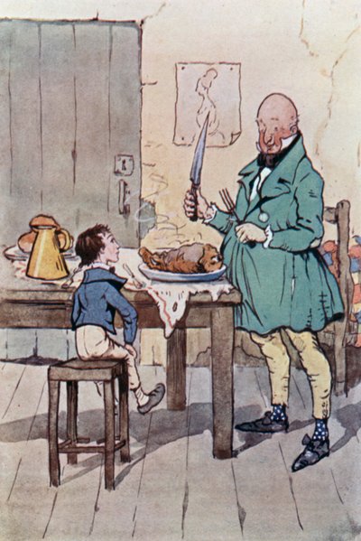 Illustration for David Copperfield by F. M. B. Blaikie